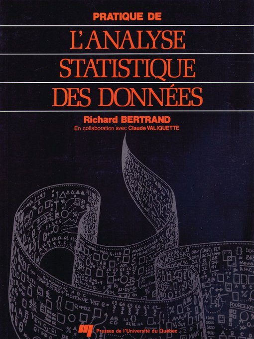 Title details for Pratique de l'analyse statistique des données by Richard Bertrand - Available